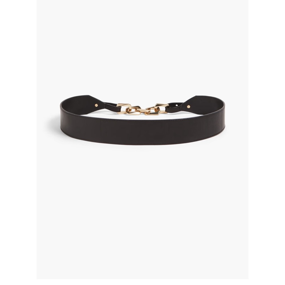 Sandro belt with gold chain